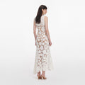 White Crochet Maxi Dress