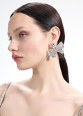 Large Crystal Bow Earrings