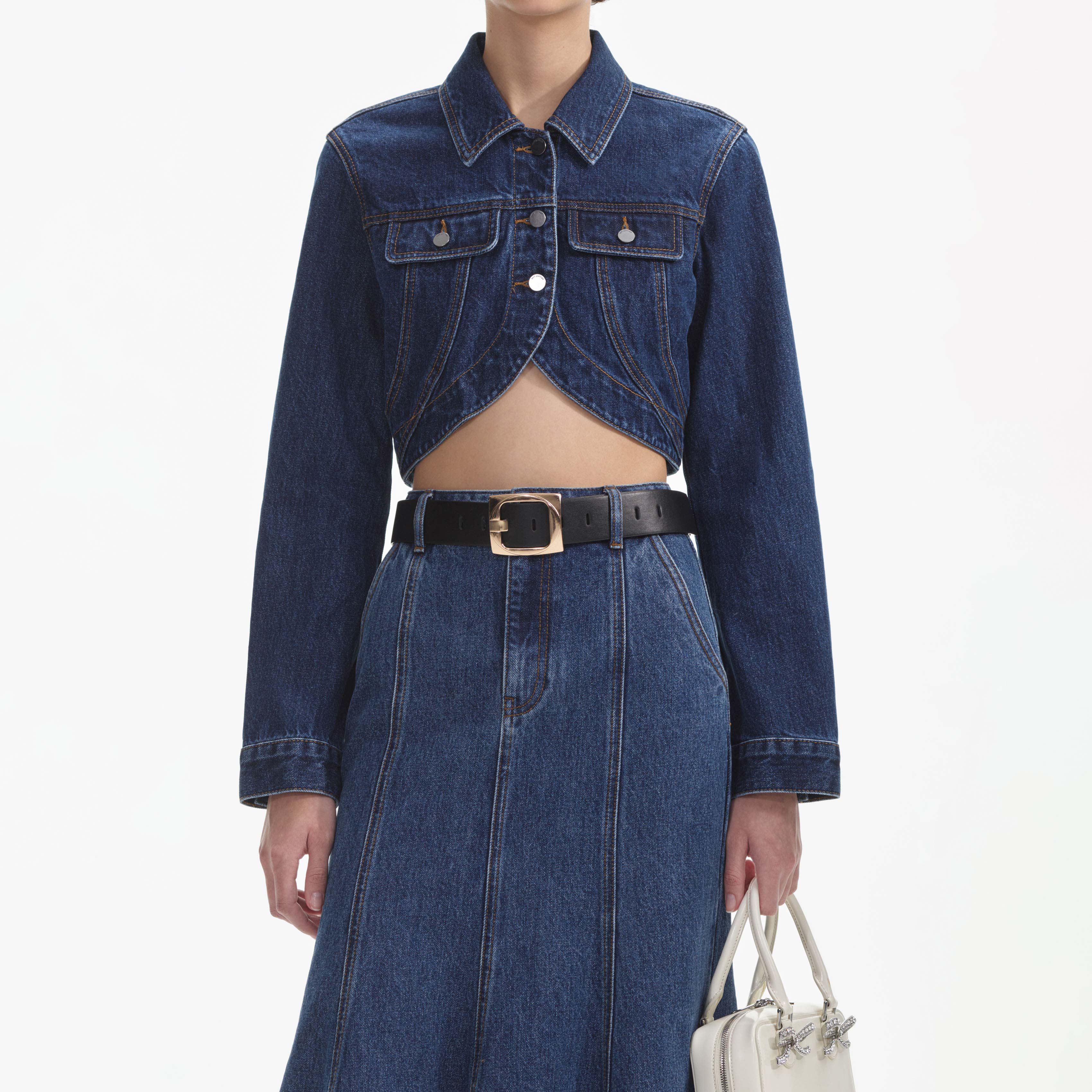 Cropped Denim Jacket