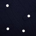 Navy Asymmetric Knit Top