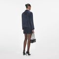 Navy Suede Jacket