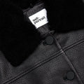 Black Cropped Leather Jacket