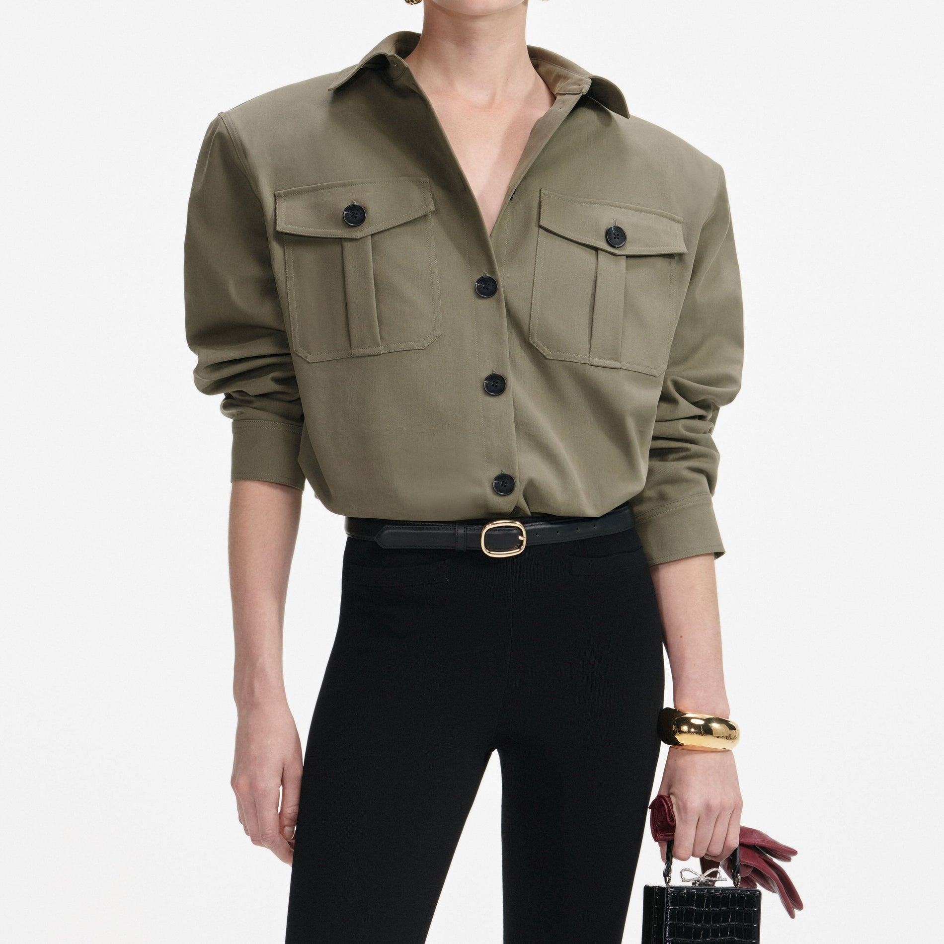 Green Cotton Shirt