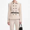 Beige Twill Jumpsuit