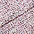 Pink Boucle Chiffon Mini Dress