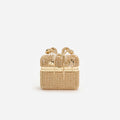 Gold Crystal Vanity Case