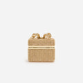 Gold Crystal Vanity Case