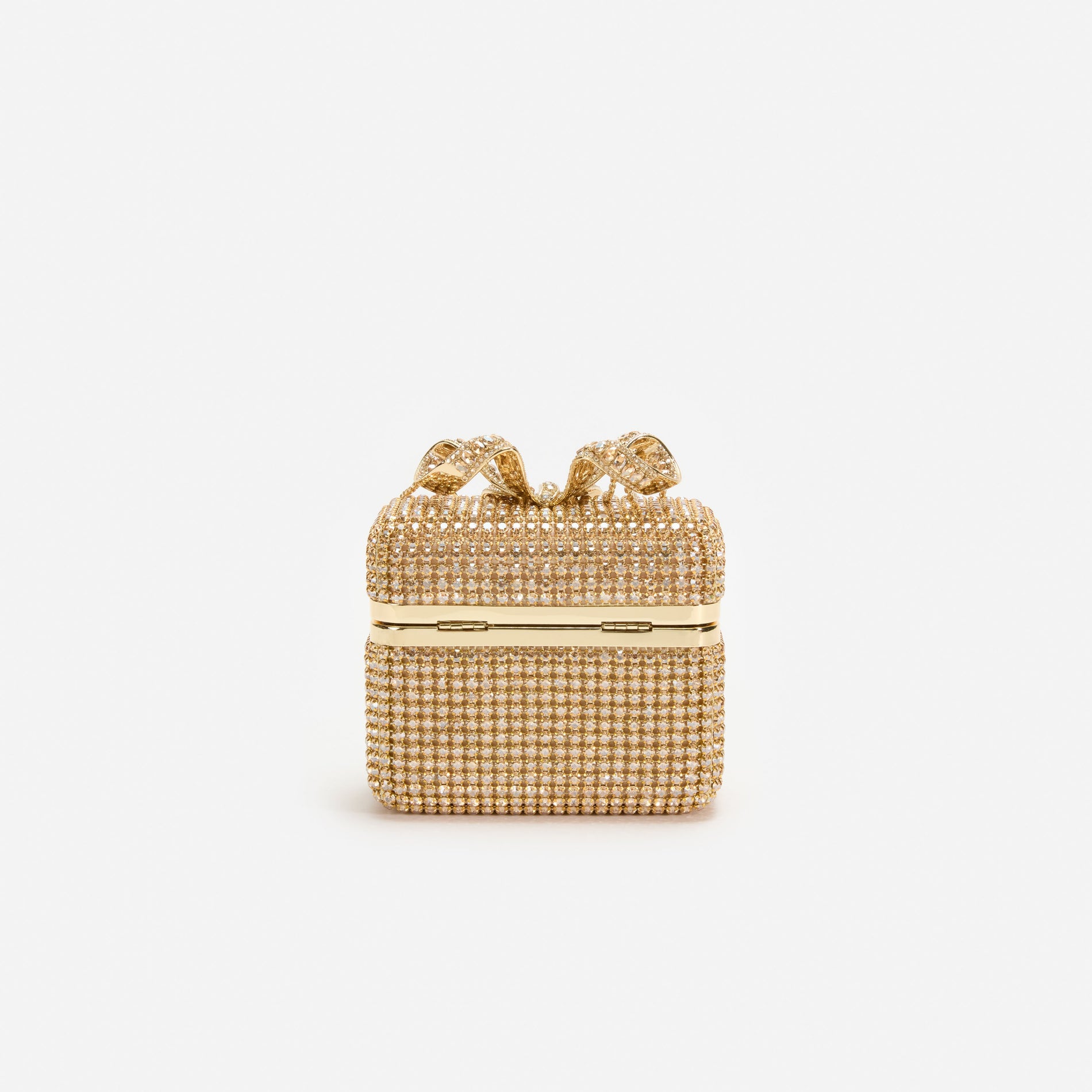 Gold Crystal Vanity Case