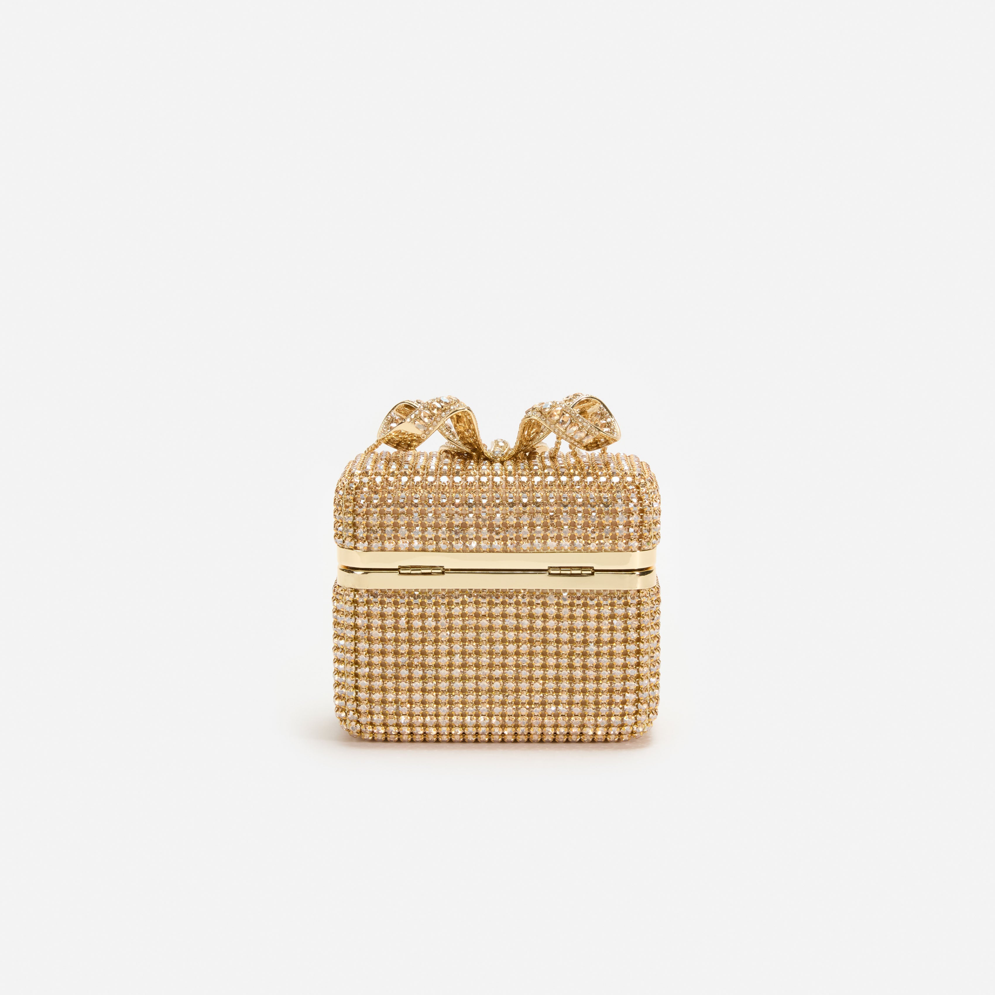 Gold Crystal Vanity Case