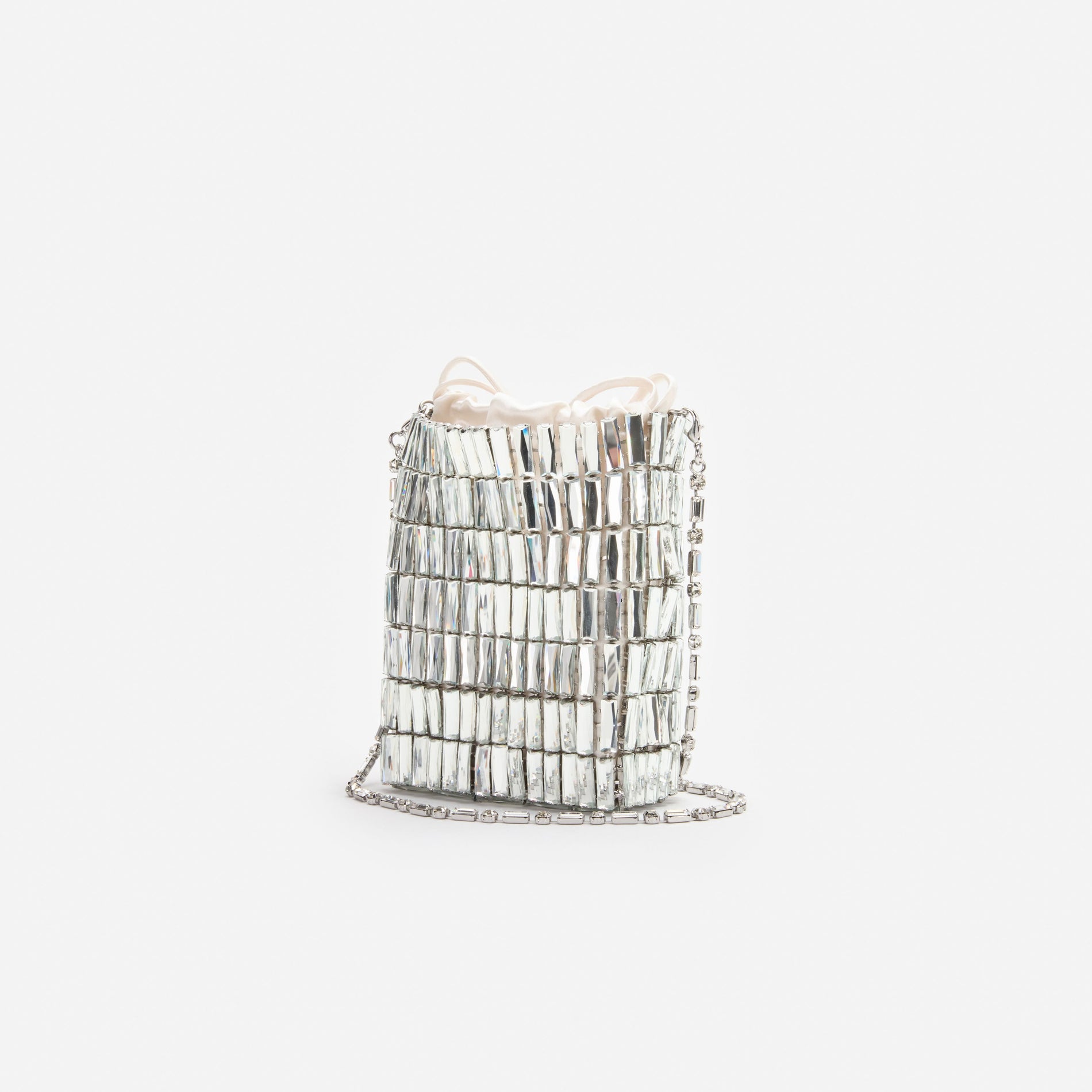 Silver Crystal Mini Bag