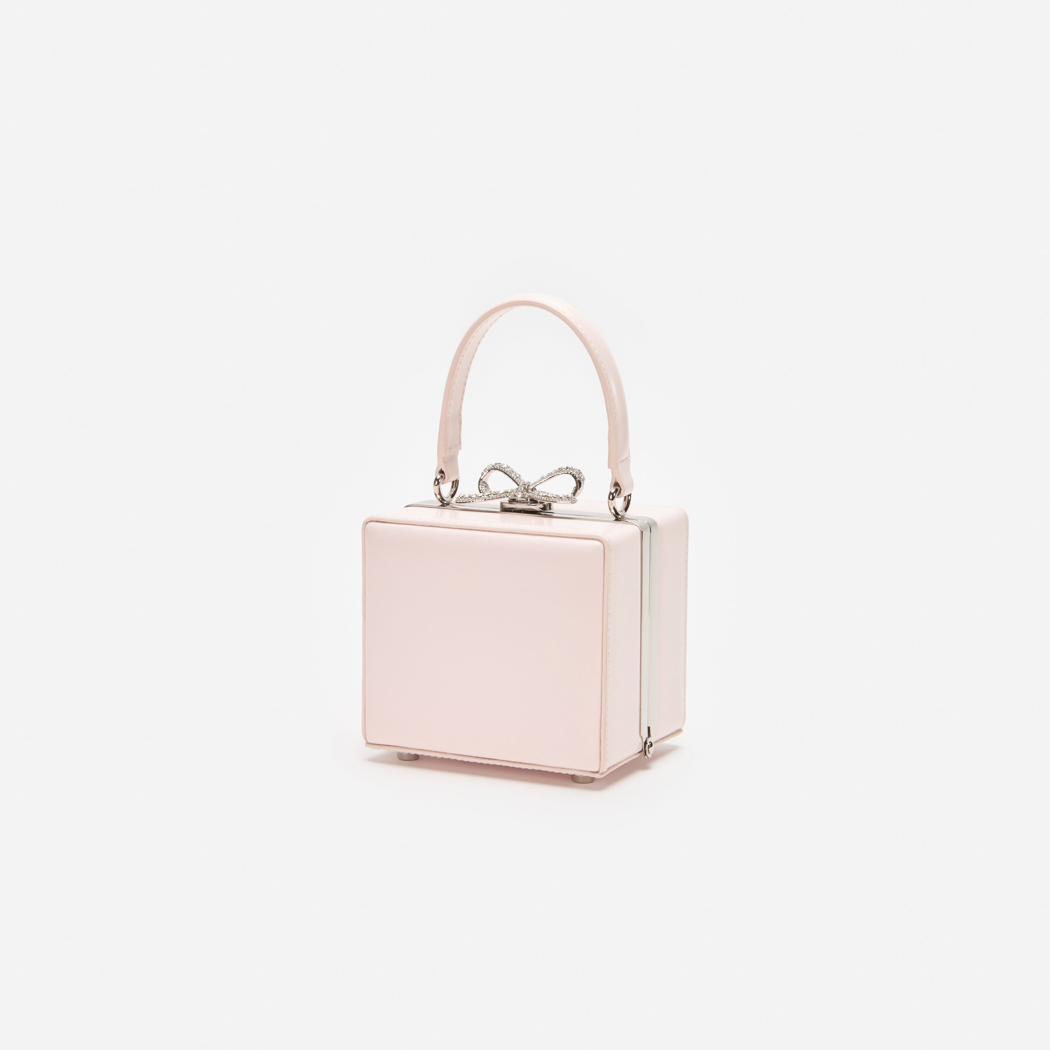 Pink Leather Micro Bag
