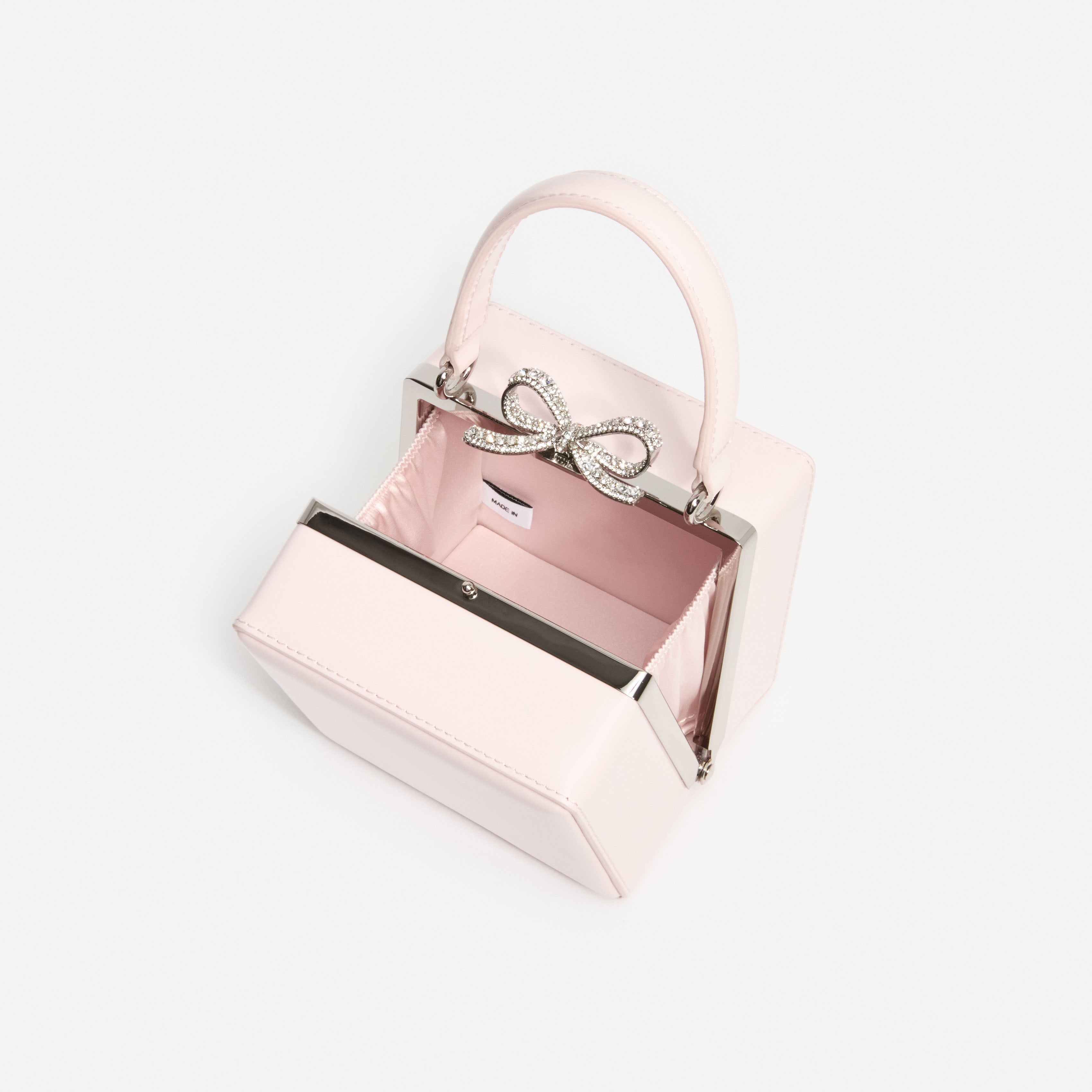 Pink Leather Micro Bag