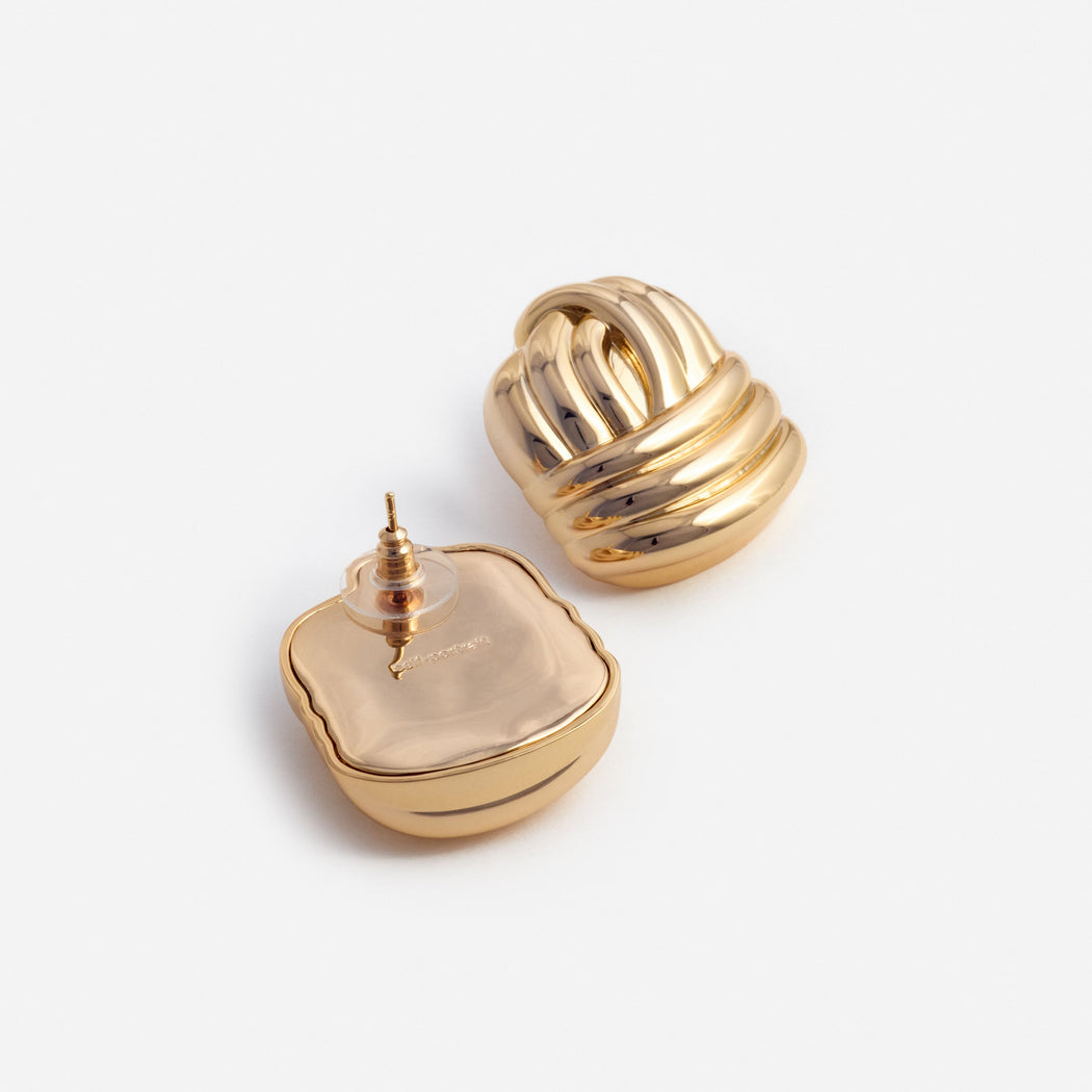 Gold Knot Earrings