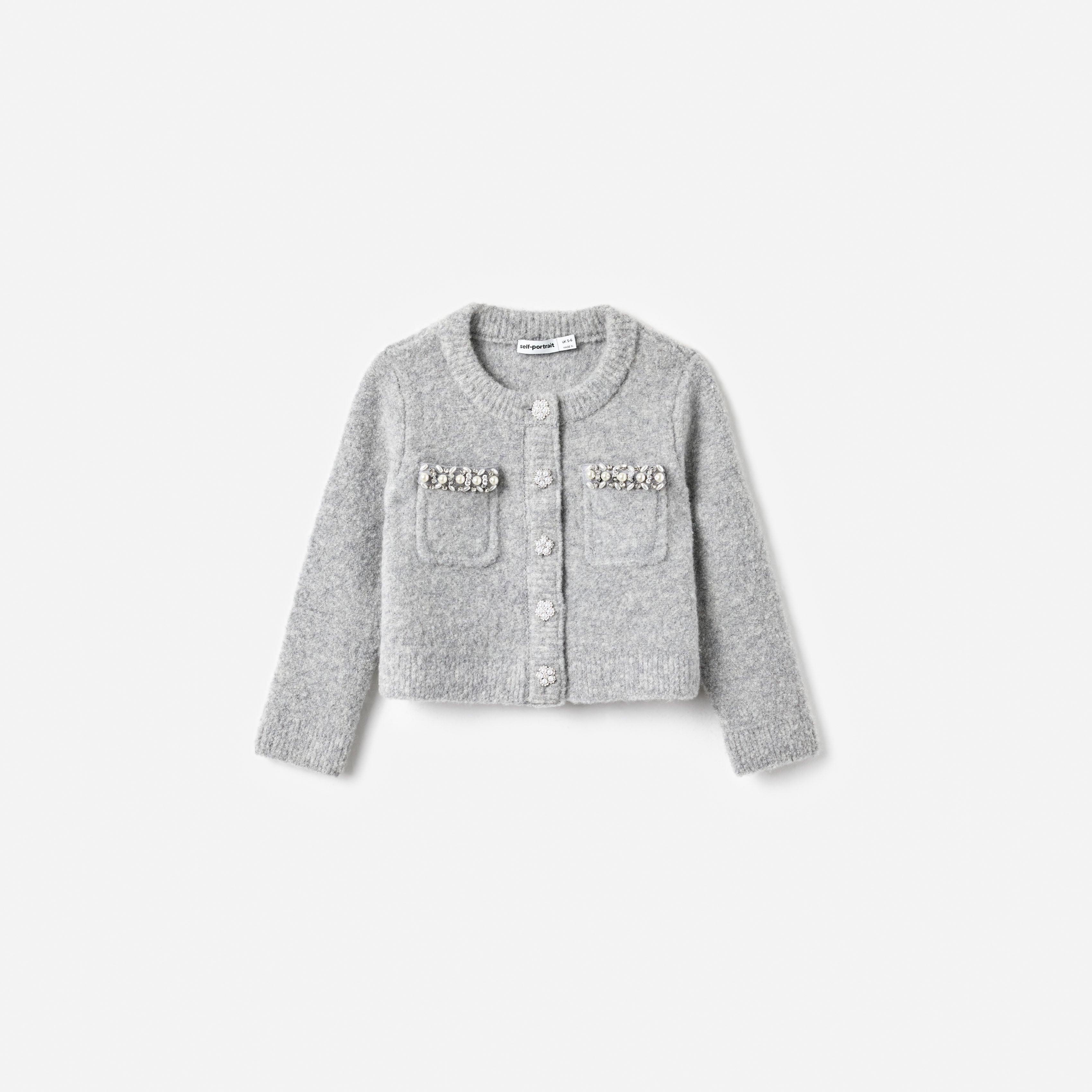 Grey Knit Cardigan