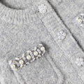Grey Knit Cardigan