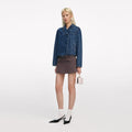 Double Breasted Denim Jacket