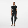 Black Chenille Knit Top
