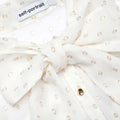 Cream And Gold Chiffon Blouse