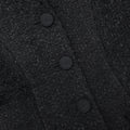 Black Tailored Boucle Maxi Dress