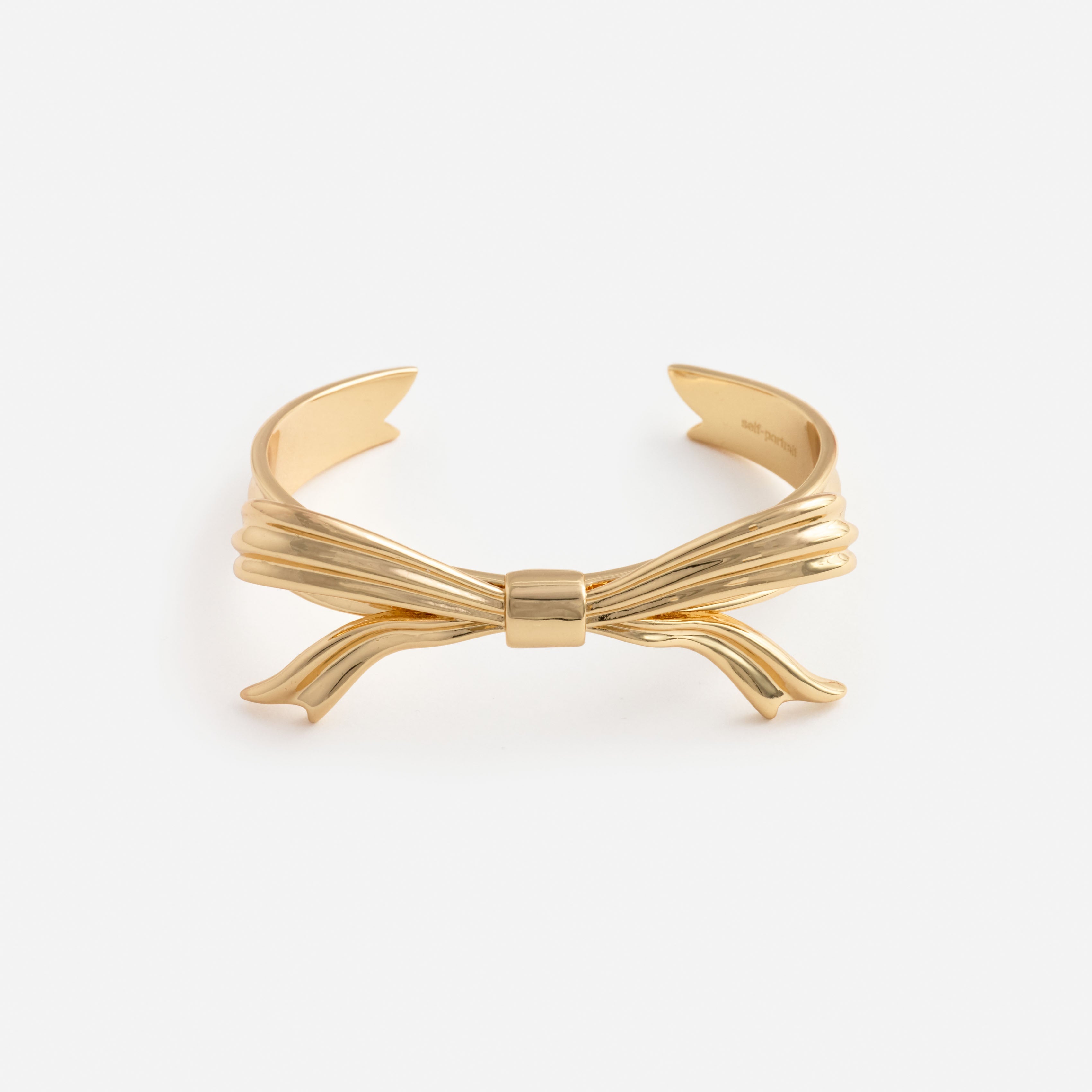 Gold Bow Bangle
