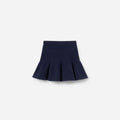 Navy Wool Knit Skirt