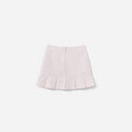 Pink Boucle Pleated Skirt