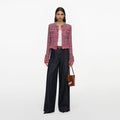 Indigo Denim Straight Leg Jeans