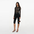 Black Capri Knit Leggings