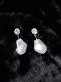 Mottled Pearl Earrings