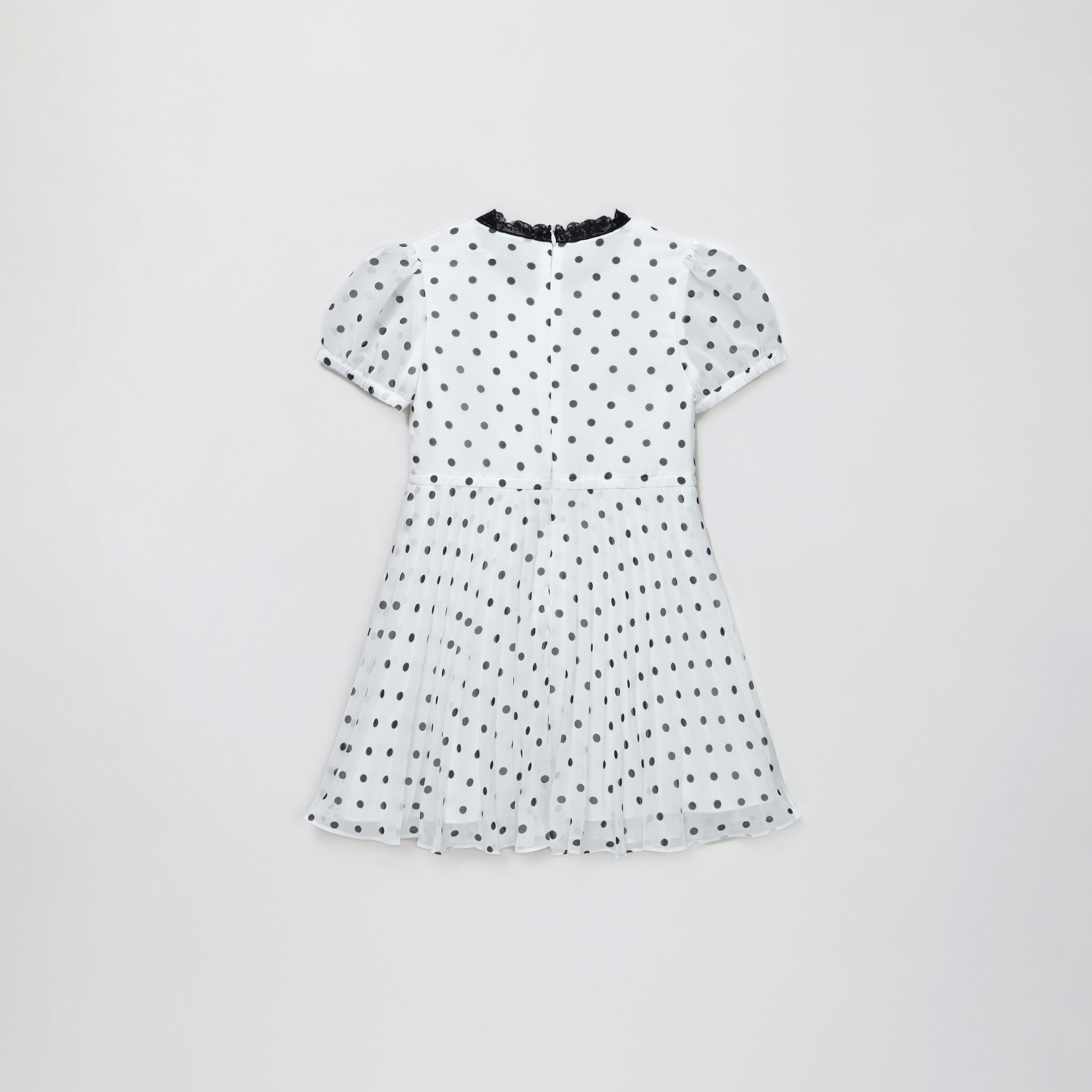 Chiffon Polka Dot Dress