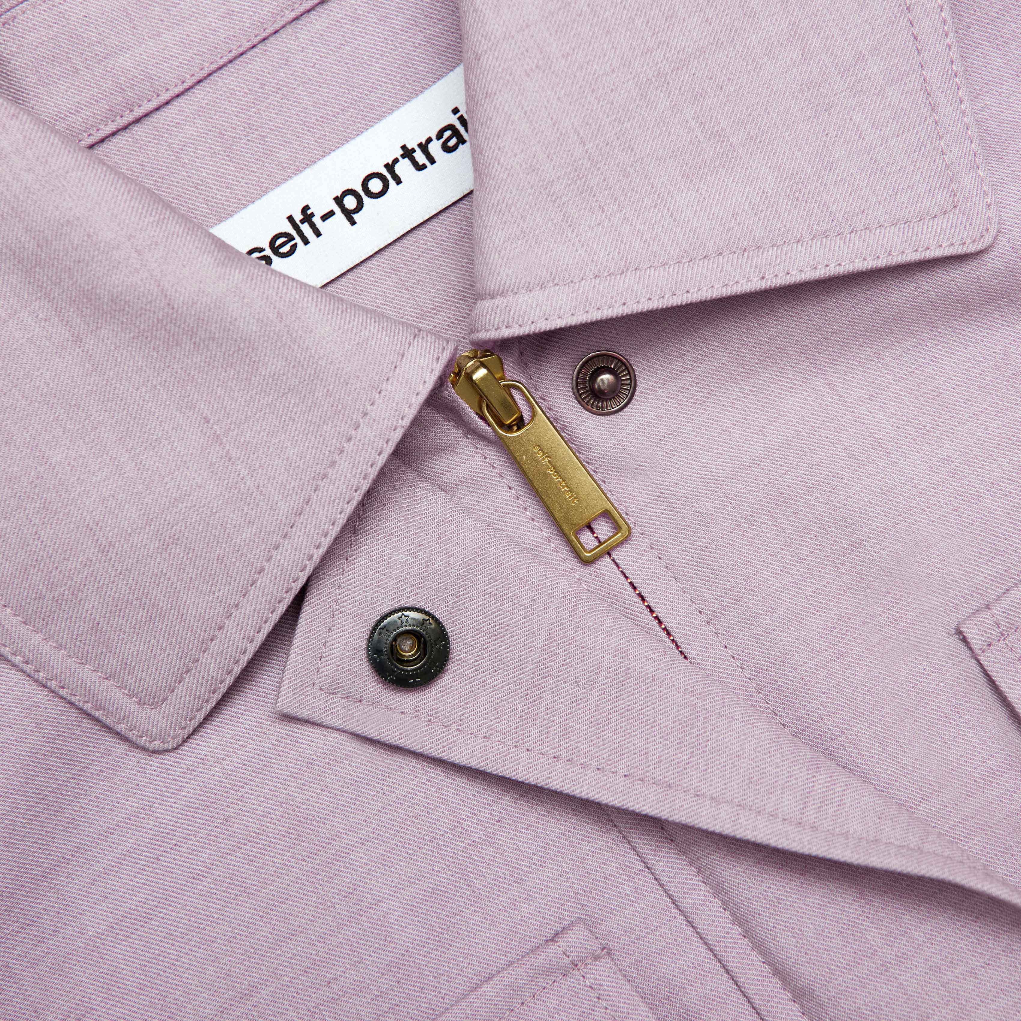 Lilac Twill Jumpsuit