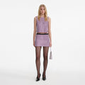 Lilac Chainmail Skirt