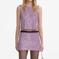 Lilac Chainmail Top