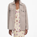 Grey Suede Jacket