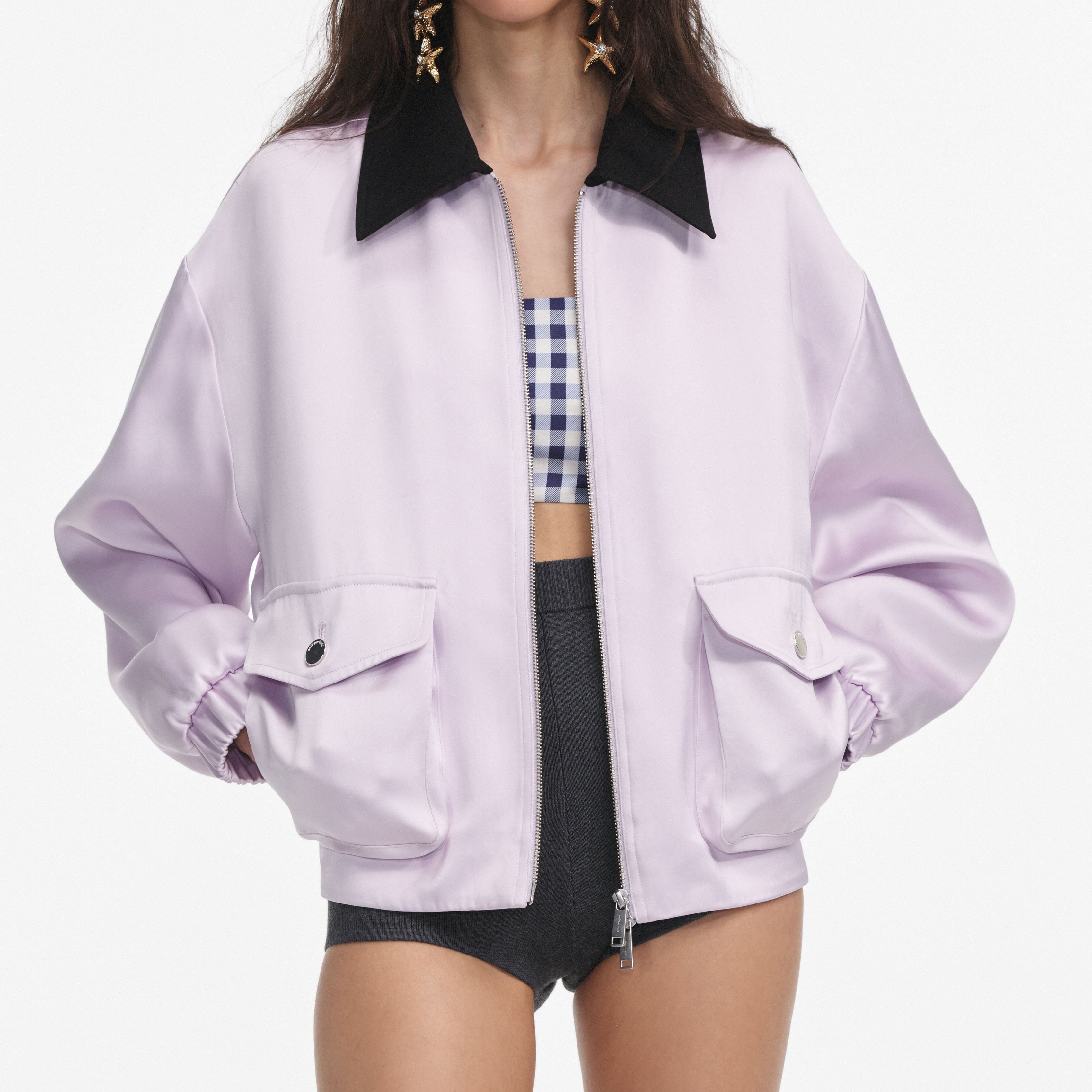 Lilac Viscose Jacket