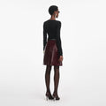 Black Viscose Knit Top