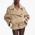 Beige Trench Jacket