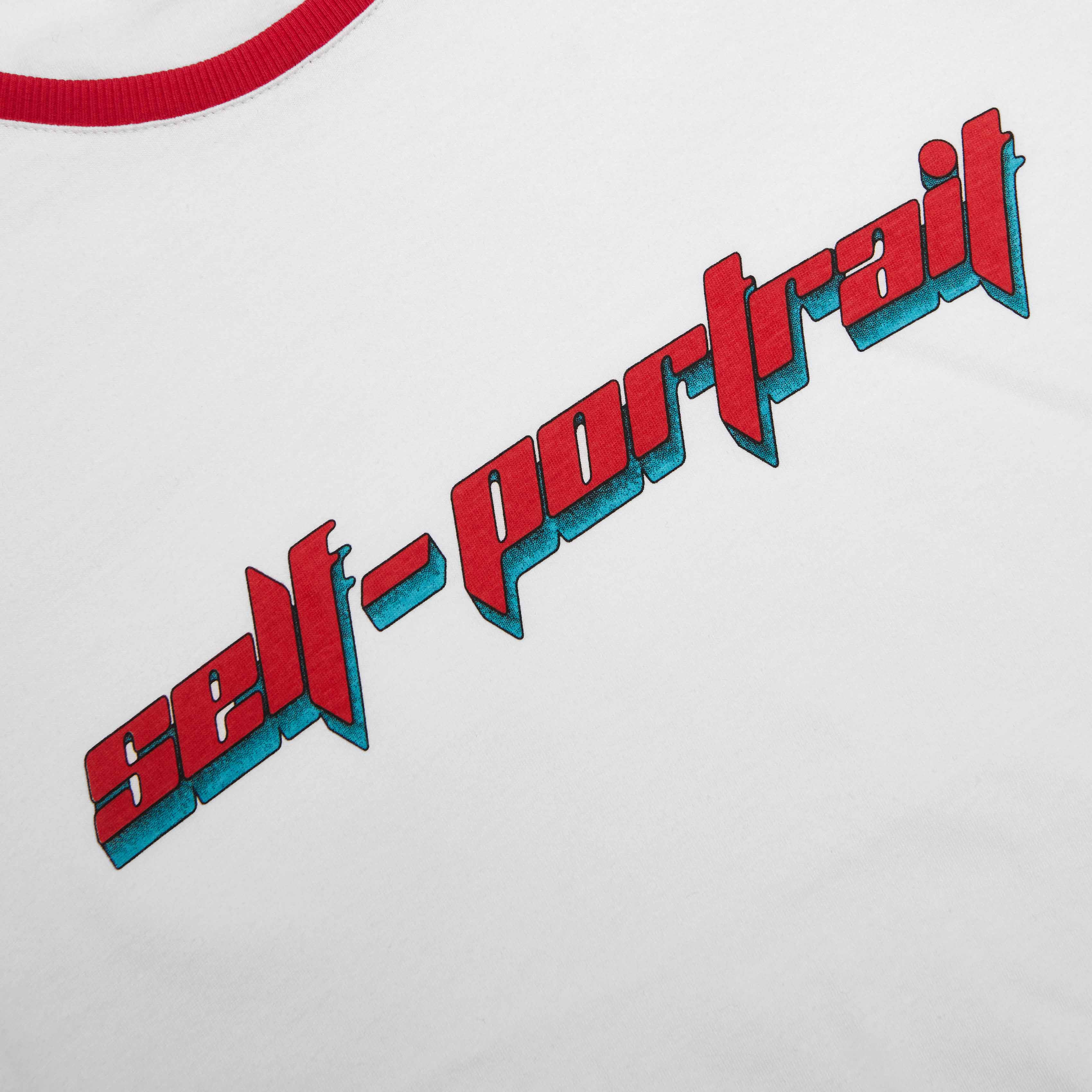 White T-Shirt With Red SP Logo