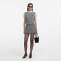 Houndstooth Skort