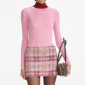 Pink Viscose Knit Top