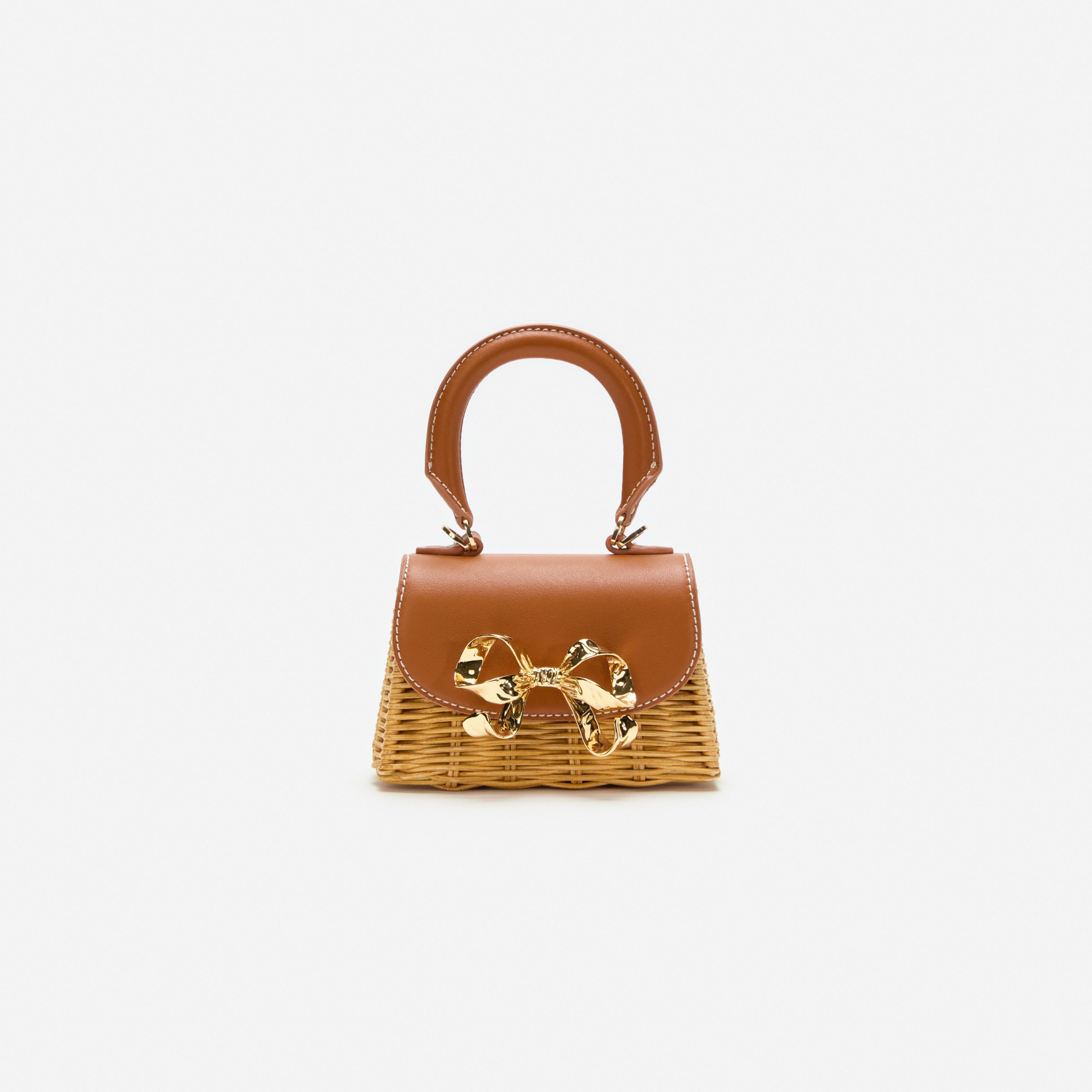 Rattan Micro Bow Bag