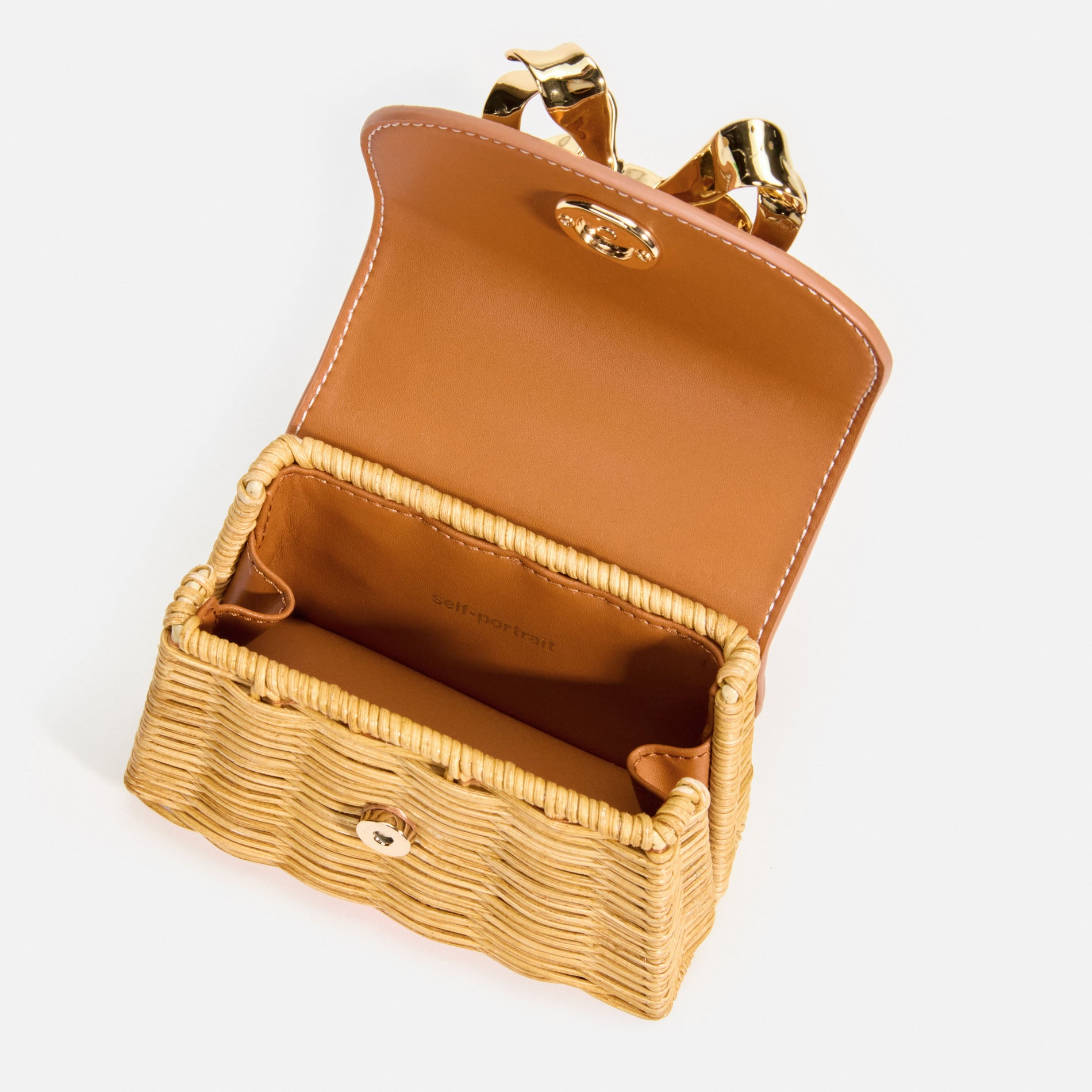 Rattan Micro Bow Bag