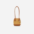 Rattan Charm Shoulder Bag