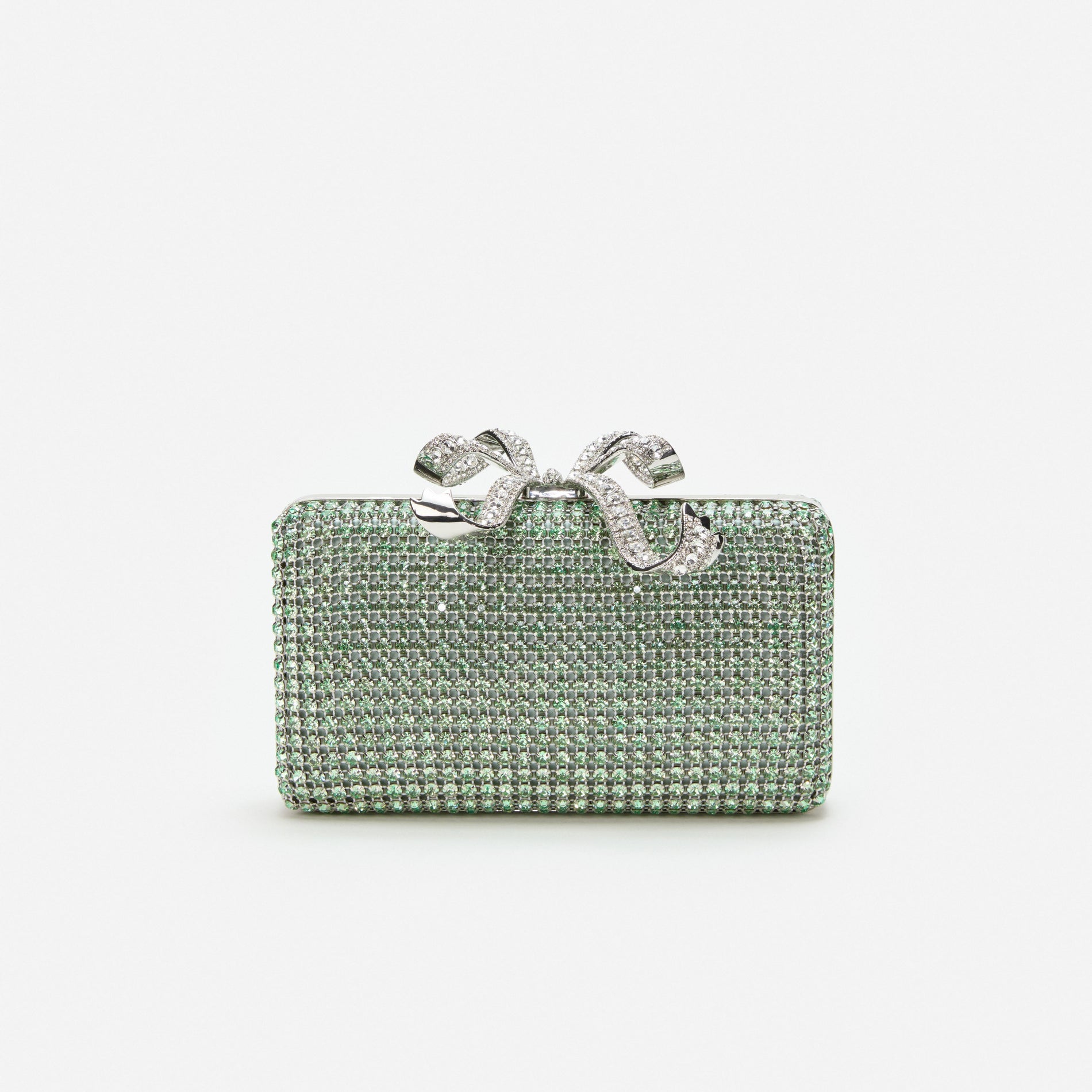Green Chainmail Clutch Bag