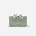 Green Chainmail Clutch Bag