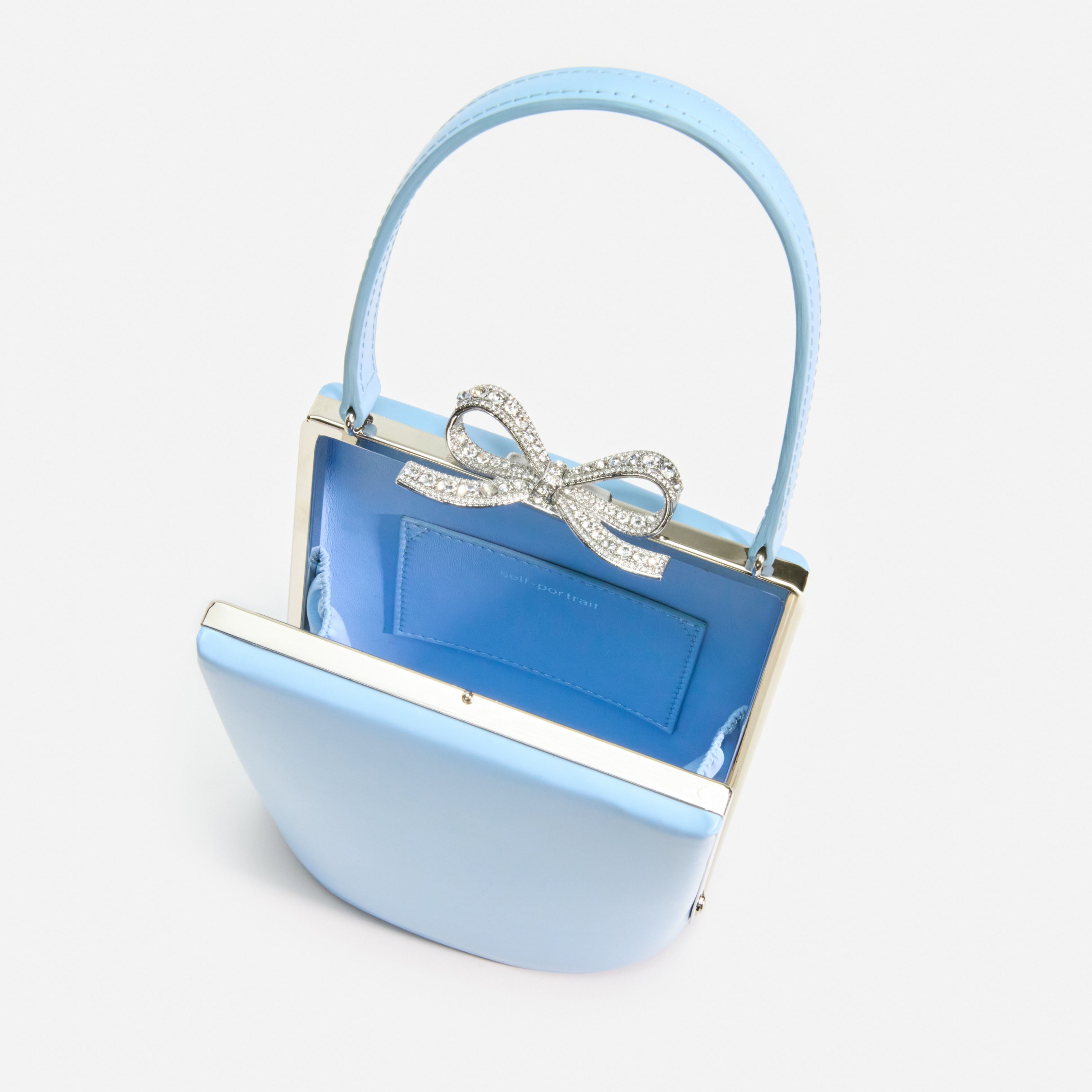 Blue Leather Bag