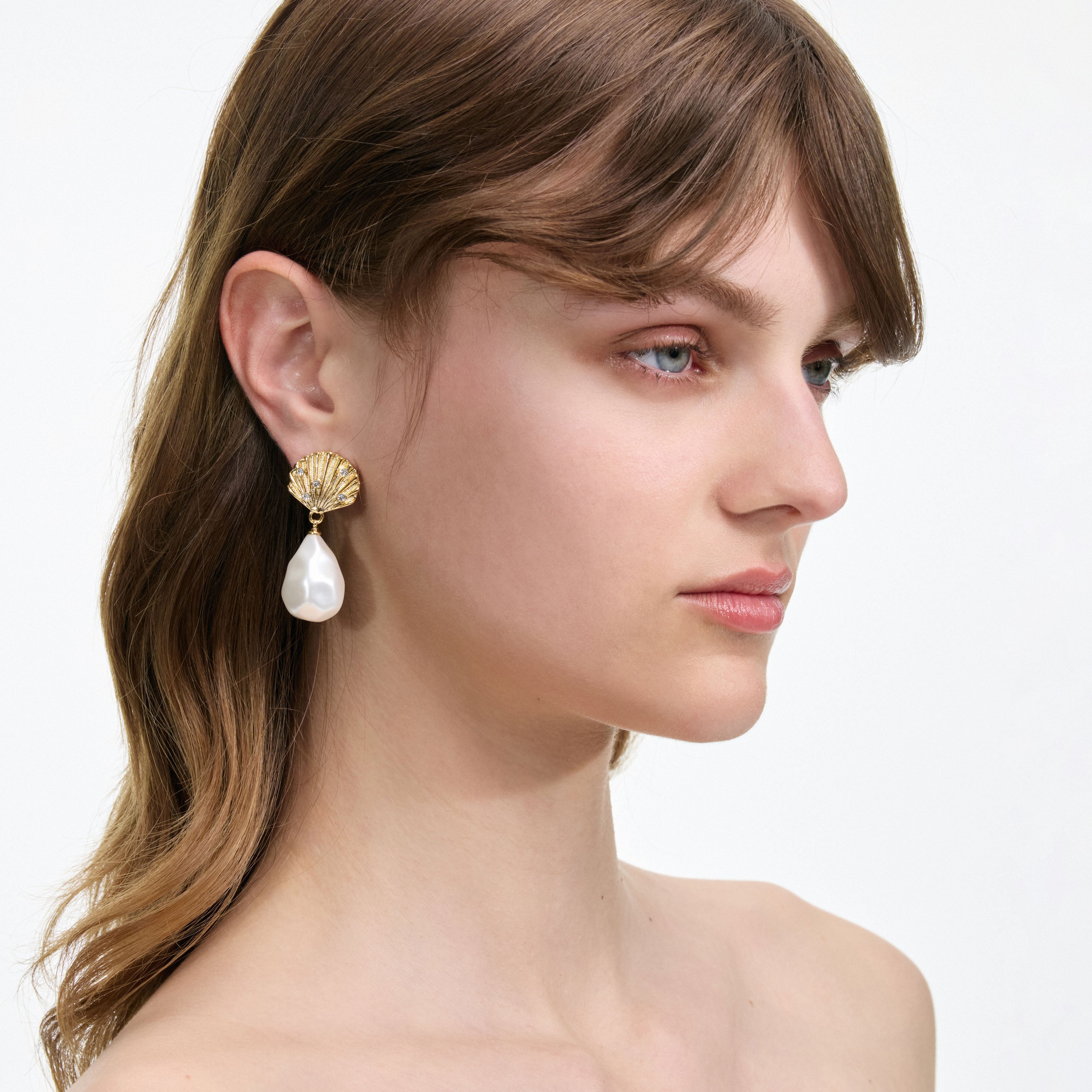 Tiered Shell Earrings