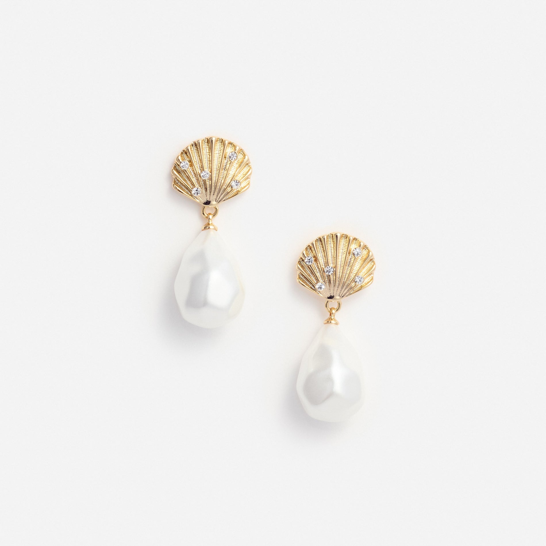 Tiered Shell Earrings