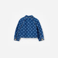 Polka Dot Denim Jacket