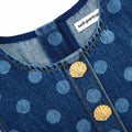Polka Dot Denim Dress